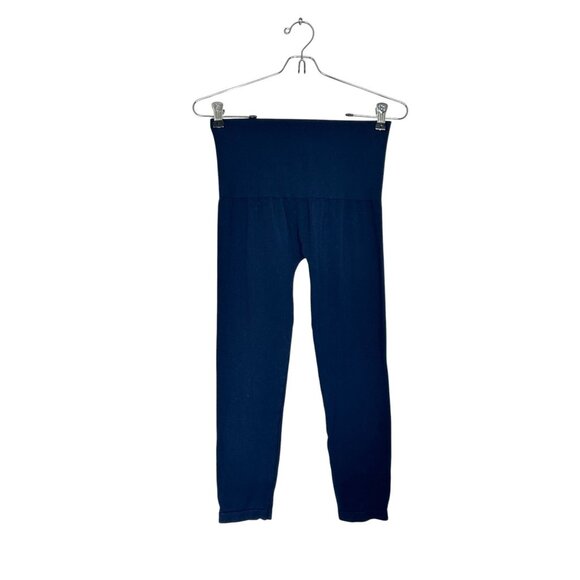 M. Rena Tummy Tuck High Waist 3/4 Cropped Leggings in Ink - OS - Picture 2 of 4